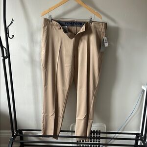 PGA Tour Khaki Chinos with Relaxed Fit and Lightweight Fabric